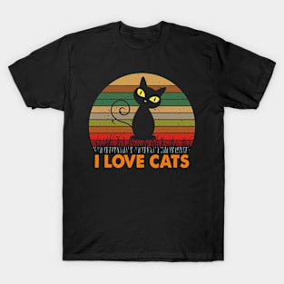 I Love Cats T-Shirt